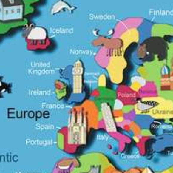 New sealed Ravensburger- 60 Piece Puzzle - World Map Children Puzzle - Picture 8 of 16